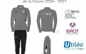Le survêtement de la saison 2026-2027.