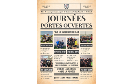 Journées portes ouvertes !