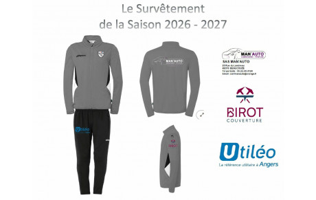 Le survêtement de la saison 2026-2027.